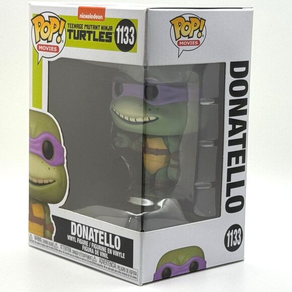 NIB Funko Pop Vinyl Teenage Mutant Ninja Turtles Donatello #1133 - Picture 2 of 5